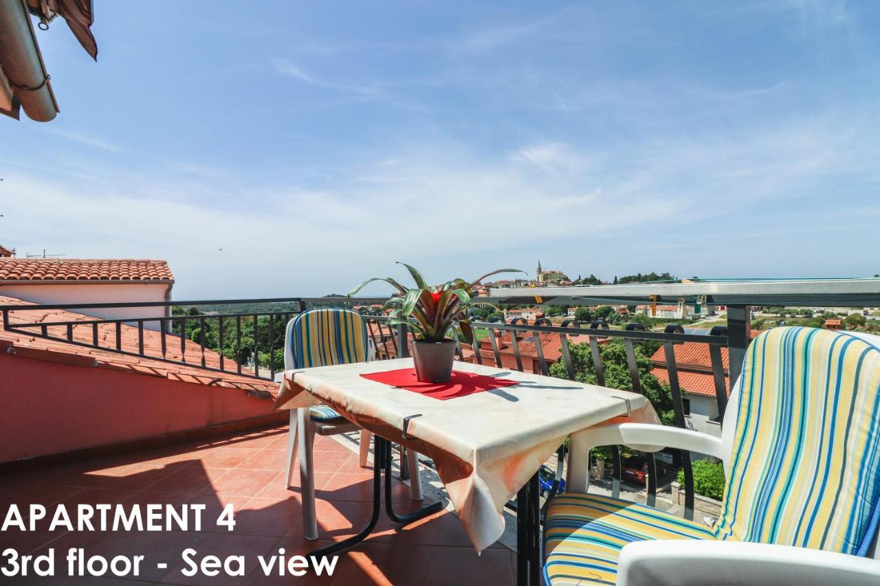 Beautiful Sea View Apartments - Niko Ceko Vrsar Εξωτερικό φωτογραφία